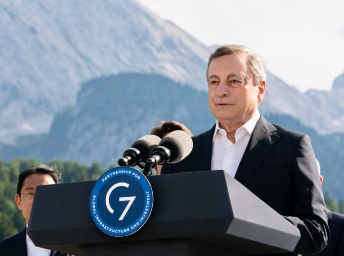 draghi-al-g7:-“sanzioni-essenziali-per-spingere-la-russia-a-negoziare.-putin-non-verra -al-g20”